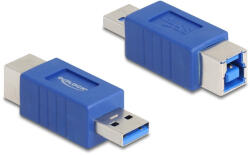 Delock USB 5 Gbps adapter A-típusú USB apa B-típusú USB anya (elforgatott elrendezés) (67217) - flylite