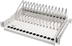 LogiLink Csúsztatható 19"-os polc notebookok, táblagépek és okostelefonok számára (SF100G)