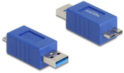 Delock USB 5 Gbps adapter A-típusú USB apa USB Micro-B apa (67214) - flylite