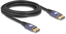 Delock DisplayPort kábel 8K 60 Hz 3 m lila fém (80602) (80602) - flylite
