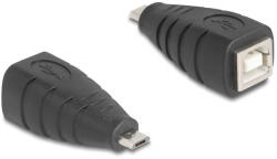 Delock USB 2.0 adapter Micro-B-típusú USB apa - USB B-típusú anya (67201) - flylite