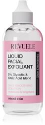 Revuele Liquid Facial Exfoliant 5% Glycolic + Citric Acid blend hámlasztó peeling szérum kombinált bőrre 125 ml