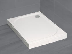 Radaway Paros D szögletes zuhanytálca előlappal 120x80 fehér, ajándék szifonnal