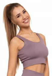 Moraj Női sportmelltartó, Moraj, csíkos minta, széles pántok, poliamid/elasztán, lila, L-XL INTL (BD1900-507-VIOLET-L/XL)