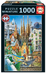Educa 1000 db-os puzzle - Gaudí - Kollázs (20376) (20376)