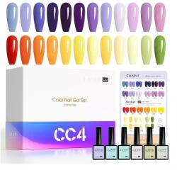 CANNI HEMA FREE UV/LED gél lakk szett (24db-os)No. CC4
