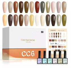 CANNI HEMA FREE UV/LED gél lakk szett (24db-os)No. CC6
