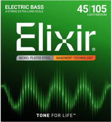 Elixir NanoWeb (14087) 45-105 basszusgitár húrkészlet