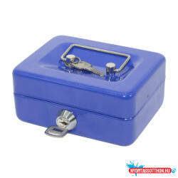 BLUERING Pénzkazetta fém 125x55x95 mm kicsi Bluering(R) kék (PNZK2)