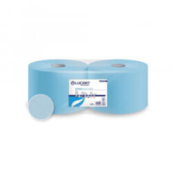Lucart Kéztörlő 2 rétegű tekercses 2 tekercs/karton Strong Blue 2.1000 _ kék (851326J) (851326J)