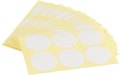 BLUERING Etikett címke, 40mm, körcímke 60 db/csomag Bluering® fehér (JJ50331-40) - web24