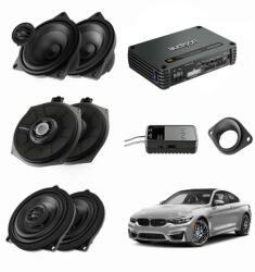 Audison Pachet sistem audio Plug&Play Audison dedicat BMW K4M X4M + Amplificator AF C8.14bit + Conectica dedicata - auto-sound