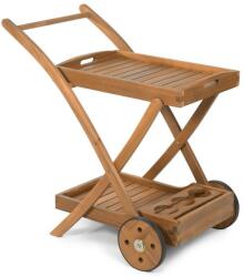 Fieldmann FDZN 4050-T Kerti Zsúrkocsi - Akáciafa, 2 szintes (50003585)