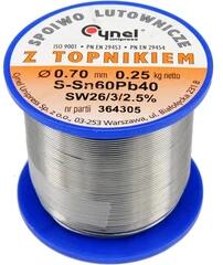 Cynel forrasztóón (Sn60Pb40), 0, 7 mm, 250 g (76807)