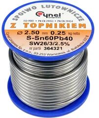 Cynel forrasztóón (Sn60Pb40), 2, 5 mm, 250 g (76823)