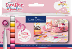 Faber-Castell Set 6 markere creative goldfaber sweet moments Faber-Castell, 1.5 mm (FC160602)