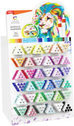 Deli Display 216 buc marker acrilic color emotion Deli (DLEMK3)