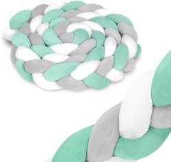 RicoKids Fonott Ágyrács Védő 3M Menta-Szürke