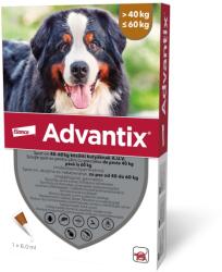 Advantix soluţie spot-on pentru câini 40-60 kg, 24 pipete