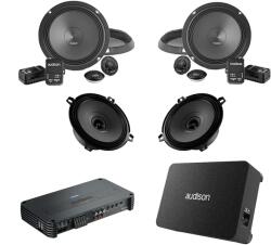 Audison Boxe auto Pachet difuzoare auto cu subwoofer Mercedes-Benz C Class W203 2004-20011 Audison Prima 1010 W (SKU-6800471136-2050-91) - vexio