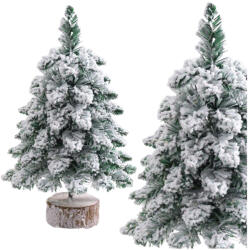 LEAN Toys Dekoratív Műfenyő Hóval Borított Törzsön 60x16 cm