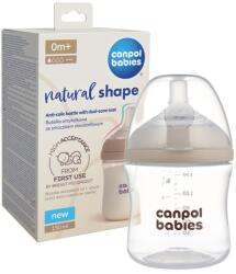 Canpol babies Canpol babies, Natural Shape, biberon cu tetina doua zone, 150 ml
