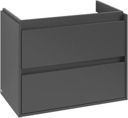 Villeroy & Boch Skyla dulap 77.2x43.9x59.6 cm sub chiuveta pe perete grafit C79800VR (C79800VR)