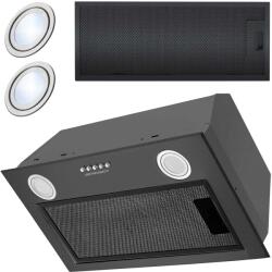 Berdsen Pult Alatti Páraelszívó 52 cm Fekete BE-50