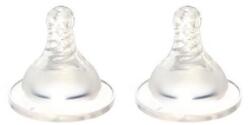 Elodie Tetine pentru biberon din silicon Elodie - 6 luni+, 2 buc (60252104002PC)