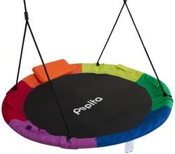 Pepita Leagăn Tip Cuib cu Cadru din Oțel 125cm cu Pernă - Curcubeu (JKL-120RNS-P) Leagan