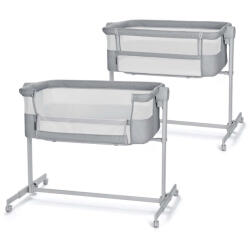 KinderKraft babaöböl és babaágy 2in1 Nestee Up2 világosszürke (69915341)