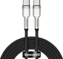 Baseus Cafule Metal Series Cablu de date USB-C - USB-C 100W 2m Negru