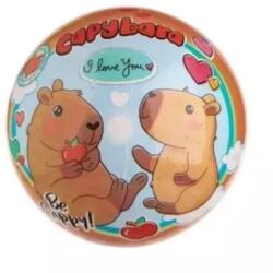 Star Kapibara mintájú gumilabda - 23 cm