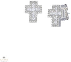 Amen ezüst kereszt fülbevaló - ECRREBBBZ