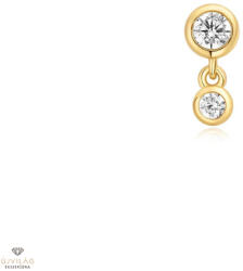 Ania Haie aranyozott ezüst fél pár fülbevaló - E070-09G