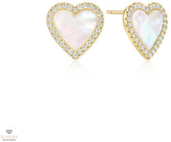 Ania Haie aranyozott szív fülbevaló - E071-03G