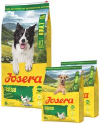 Josera Festival 12, 5kg válogatós kutyáknak ízletes szósszal + 2x900g táp ingyen