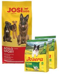 Josera JosiDog Agilo Sport 15kg + 2x900g INGYENES étel