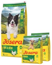 Josera Light Vital 12, 5kg kutyáknak a testsúly kontrolljához + 2x900g táp ingyen