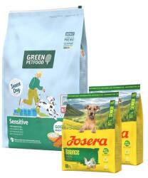 Green Petfood InsectDog Sensitive 10kg érzékeny kutyák számára rovarokkal és rizzsel + 2x900g ingyenes étel