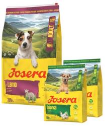 Josera Lamb Adult Mini 10 kg monoproteinás táplálék kisméretű kutyák számára + 2x900g táplálék AJÁNDÉK