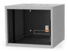 Legrand fali rack szekrény, 19`` 12U SZÉL: 600 MÉLY: 450 MAG: 626 szürke egyrészes, üvegajtós készre szerelt MAX: 65 kg (EVO12U6045)