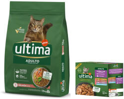 Affinity 7, 5kg Ultima Adult lazac száraztáp + 8x85g Sterilized nedvestáp Mix I (csirke, pulyka, lazac, pisztráng) ingyen