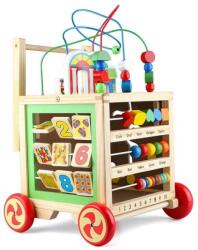  Babakocsi Járássegítő - 5 az 1-ben Fa Játékkocsi (OP1001441)