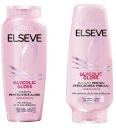 Elseve Set Promo Glycolic Gloss, Sampon 250 ml, Balsam 200 ml
