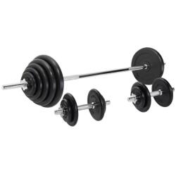 Gorilla Sports Súlyzó szett gumi tárcsákkal 100 kg (100097-00008-0048) - kokiskashop
