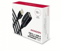AXAGON USB-A USB Cable - USB-A 15 m Black (ADR-215)