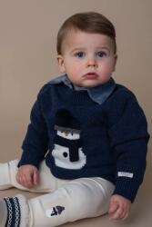 Donsje Вълнен бебешки пуловер Donsje Denn Merino Wool Sweater Snowman (4083507)