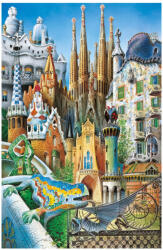 Educa 20376 - Gaudí - Kollázs - 1000 db-os puzzle (20376)
