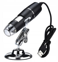 VERK GROUP Microscop Digital USB cu Mărire 1000x și Iluminare LED 8x (09082)